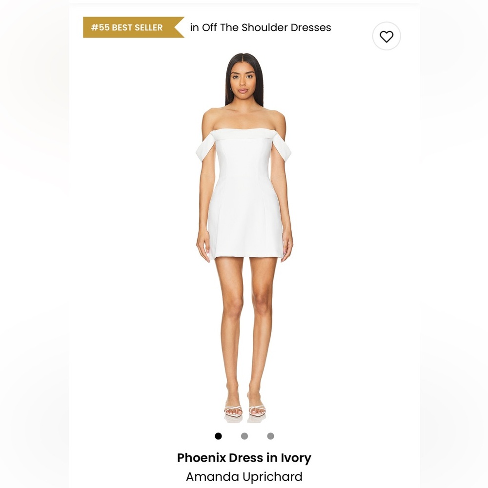 Amanda Uprichard Phoenix Dress in Ivory - Size M